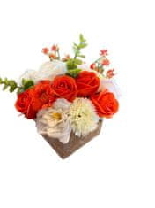 made by ANTEROS Mýdlová kytice z mýdel a mýdlových květů Hermiona