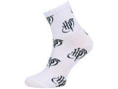 sarcia.eu Bílé ponožky s opakujícím se logem Harry Potter 31-34 EU