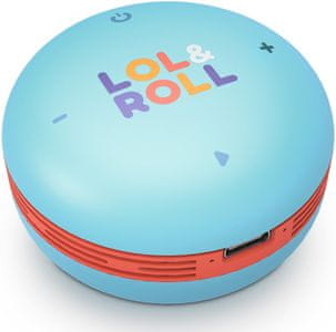 bezdrátový Bluetooth reproduktor pro děti Energy Sistem lolpop roztomilé malé provedení s poutkem fajn zvuk bezpečná hlasitost