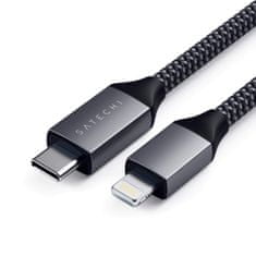 Satechi Opletený kabel USB-C - Lightning 1,8 m pro Iphone a Ipad