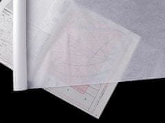 Kraftika 1ks ílá transparent střihový papír 0,7x10m