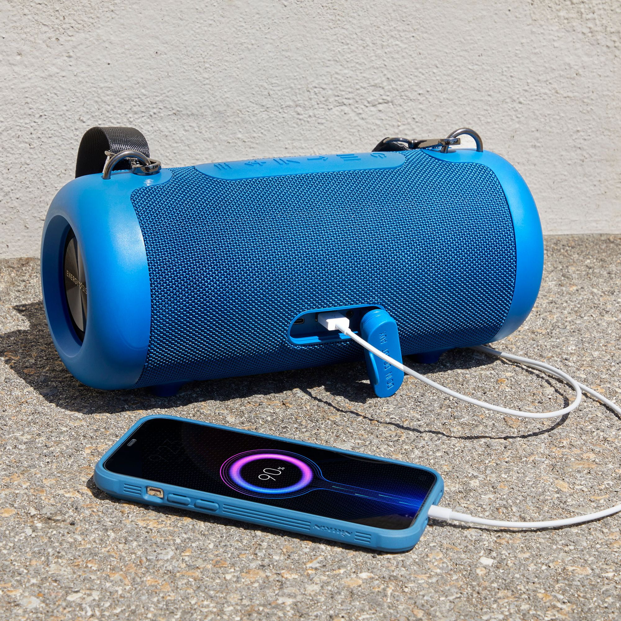  hordozható hangszóró energy sistem Urban Box 6 ipx6 vízállóság mikrofon kihangosító akkumulátor élettartama 12 óra töltésenként handsfree 
