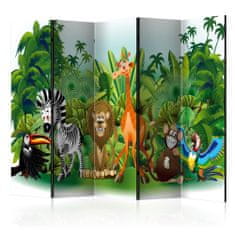 Artgeist Paraván - Zvířata v džungli II 225x172