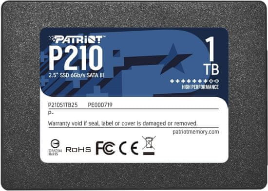 Patriot SSD P210 2,5″ SATA III 1 TB