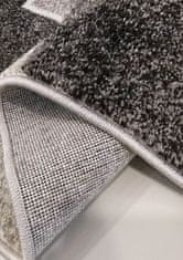 4sleep Kusový koberec PANAMERO 03 Šedá PANAMERO 60/60/110 160x220 Do 0,9cm Geometrické tvary