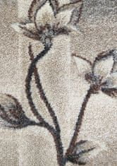 4sleep Kusový koberec OTTO 02 hnědý Hnědá OTTO 50/50/130 240x330 Do 0,9cm Květiny