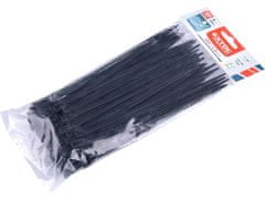 Extol Premium Stahovací pásky 8856254 černé, rozpojitelné, 200x4,8mm, 100ks, nylon PA66
