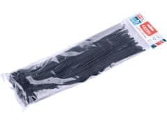 Extol Premium Stahovací pásky (8856261) černé, rozpojitelné, 400x7,2mm, 100ks, nylon PA66