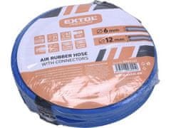 Extol Premium Vzduchová hadice (8865147) guma, s rychlospojkami, 1/4&quot, (6/12mm), 10m