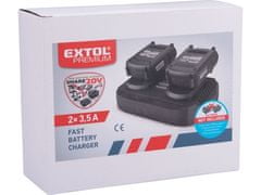 Extol Premium Nabíječka (8891894) SHARE20V, 2x3,5A