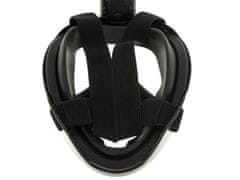 KIK Plná šnorchlovací maska, skládací L / XL černá