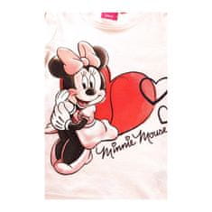 SETINO Dívčí tričko s dlouhým rukávem "Minnie Mouse" meruňková 128 / 7–8 roků Růžová