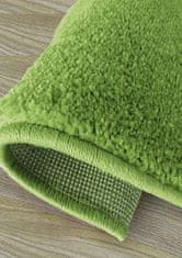 4sleep Kusový koberec kulatý PORTOFINO zelené Zelená PORTOFINO 30/30/120 160x160 1cm až 1,9cm Jednobarevný