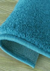 4sleep Kusový koberec kulatý PORTOFINO modrý Modrá PORTOFINO 30/30/120 120x120 1cm až 1,9cm Jednobarevný