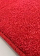 4sleep Běhoun koberec PORTOFINO červený Červená PORTOFINO 30/30/80 80 1cm až 1,9cm Jednobarevný