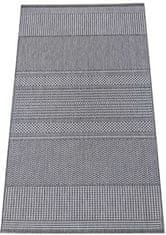 4sleep Kusový koberec ZARA 12 šedý oboustranný Šedá ZARA 20/20/150 80x150 Do 0,9cm Jednobarevný