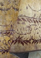 4sleep Kusový koberec VINTAGE zlatý Zlatá VINTAGE 20/20/150 80x150 Do 0,9cm Listy