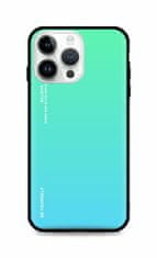 TopQ Kryt LUXURY iPhone 14 Pro pevný duhový zelený 84638