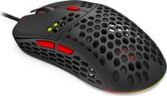 SPC Gear herní myš LIX+ / drátová / optická / PMW3360/800-12000dpi / 1000Hz/6 tlačítek / 59g /RGB/ USB