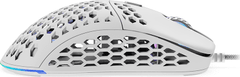 SPC Gear herní myš LIX+ onyx white / drátová / optická / PMW3360/800-12000dpi / 1000Hz/6 tlačítek / 59g /RGB/ USB / bílá