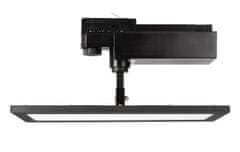 Light Impressions Deko-Light kolejnicový systém 3-fázový 230V Panel Track Light, 20 W, 3000 K, černá 110-240V AC/50-60Hz 20,00 W 3000 K tmavě černá RAL 9005 300 mm 707135