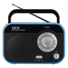 Akai Rádio , PR003A-410, AM/FM, černá, 1 W RMS