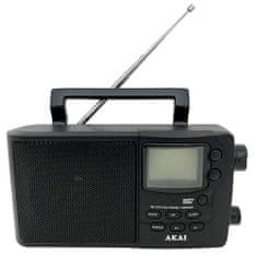 Akai Rádio , APR-2418, přenosné, LCD displej, 0,8 W RMS