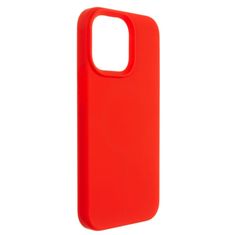 FIXED MagFlow silikonový kryt pro iPhone 14 Pro Max, černý Červená