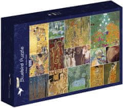 Blue Bird Puzzle Koláž Gustav Klimt