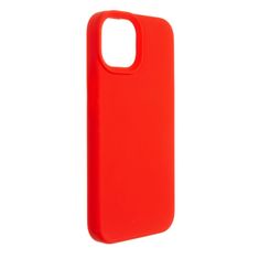 FIXED MagFlow silikonový kryt pro iPhone 14, černý Červená