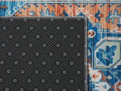 Beliani Koberec 80 x 240 cm modrý/oranžový RITAPURAM