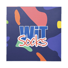 WiTSocks Veselé ponožky WiTBox kalendář 12 párů ponožek - pánský, 39-42