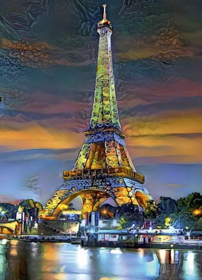 Blue Bird Puzzle Eiffelova věž