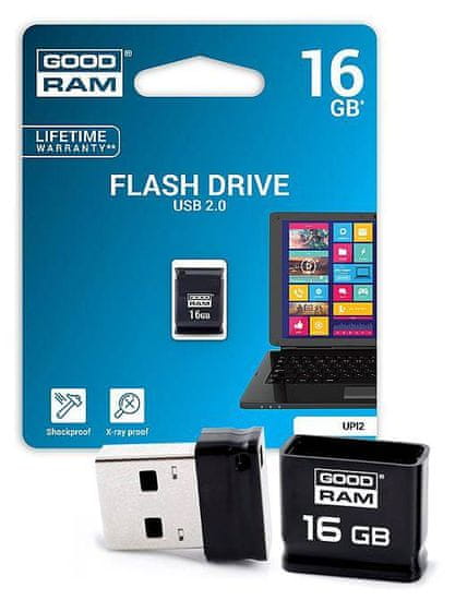 GoodRam Flash disk GOODRAM 16GB, USB 2.0, PICOLO