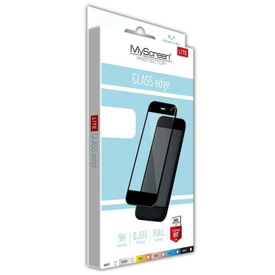 Mercury Jelly Tvrzené sklo 5D iPhone 7/8/SE 2020 MyScreen Lite Edge Full Glue černé