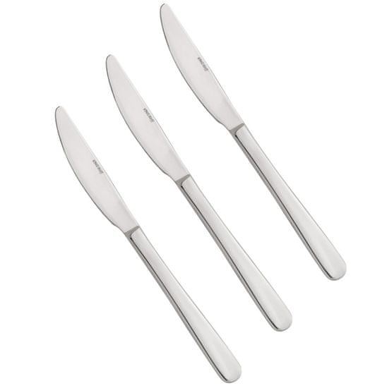KINGHoff Sada jídelních stolní nožů 3 kusů Leštěný Kh-1445 (3519)