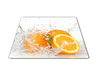 Krájecí podložka pomeranč ovoce ve vodě 30x40cm - Prkénko: 40x30cm