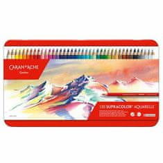 Caran´d Ache Sada akvarelových pastelek "Supracolor" 120 různých barev, šestihranné, 3888.420