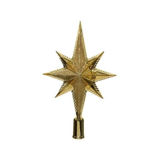Kaemingk Hrot vánoční hvězdy 25,5 cm zlatý