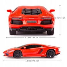Rastar Lamborghini Aventador SVJ (Měřítko 1:24, 10 km/h, 27/