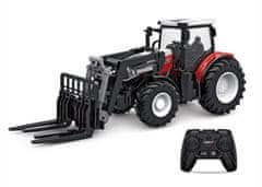 Rastar Zemědělský traktor s ramenem vysokozdvižného vozíku 1:24
