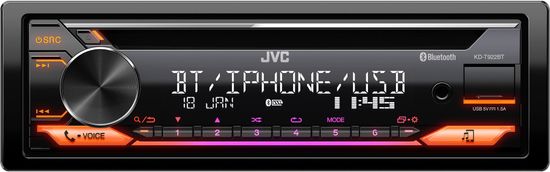 JVC KD-X260BT Digital Media Receiver Featuring Bluetooth/USB / 13-Band EQ,  (2018 Model - Discontinued by Manufactuer)
