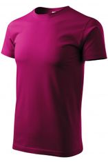 Malfini Pánské triko jednoduché, fuchsia red, 2XL