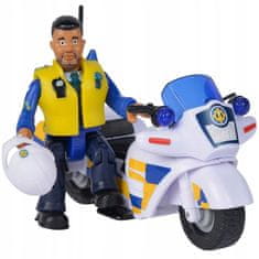 Simba Policejní motor Firefighter Sam s figurkou Malcol