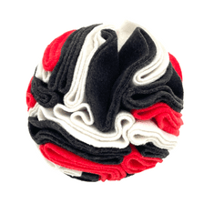 Guden Snuffle ball MAXI (15cm) sv.šedá/červená/černá