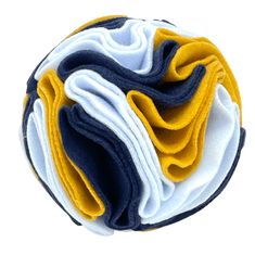 Guden Snuffle ball MAXI (16cm) sv.modrá/žlutá/tm.modrá