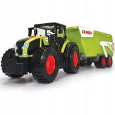 Dickie Farm Velký traktor Claas s přívěsem 64 cm
