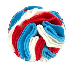 Guden Snuffle ball MAXI (16cm) bílá/modrá/červená