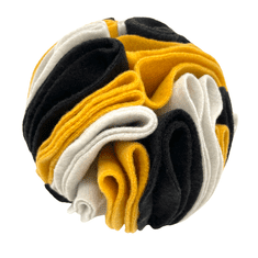 Guden Snuffle ball MAXI (16cm) sv.šedá/žlutá/černá