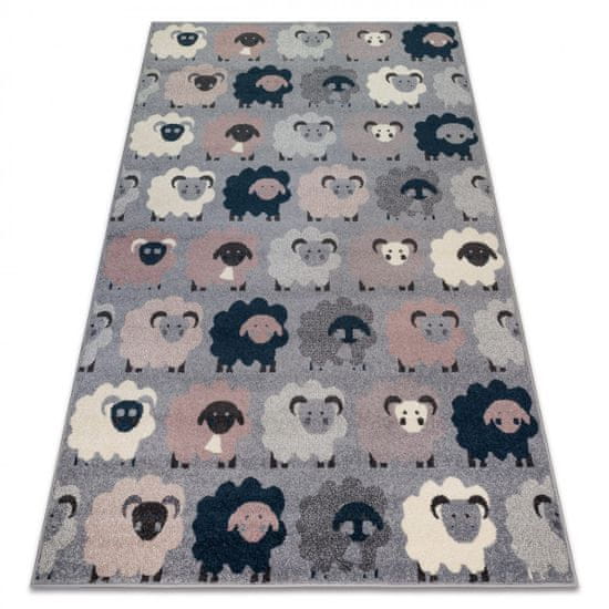 Dywany Lusczów Dětský koberec Sheep šedý